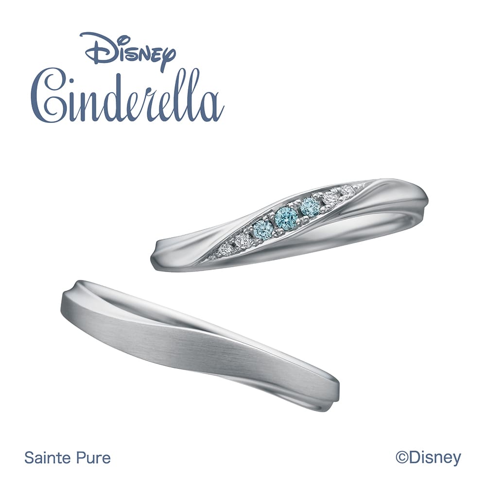 銀座・柏・直方の結婚指輪Disney Cinderella（ディズニーシンデレラ）_01