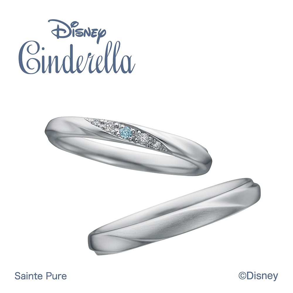 銀座・柏・直方の結婚指輪Disney Cinderella（ディズニーシンデレラ）_01