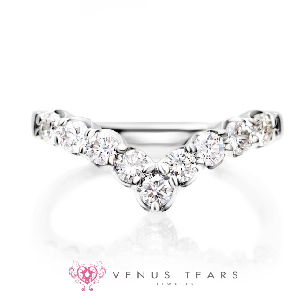 V字エタニティリング0 5ct Venus Tears 婚約指輪のvenus Tears Venus Tears V字エタニティリング0 5ct Venus Tears 婚約指輪のvenus Tears Venus Tears
