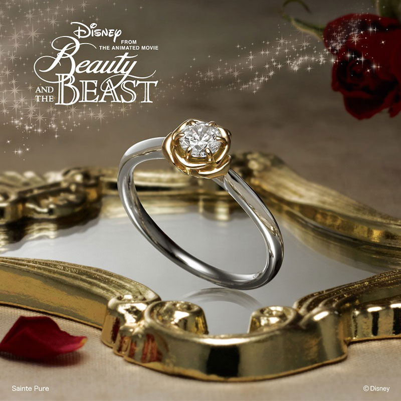銀座・柏・直方の婚約指輪Disney Beauty and the Beast（ディズニー美女と野獣）_02s